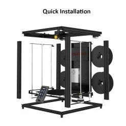 Zonestar Z9V5Pro-MK4 4 Extruders 3D Printer with 4*0.25kg Filament, 4 Colors, Auto Leveling, 32 Bit Control Board, Resume Printing, TFT-LCD, 300x300x400mm -US Consumer Electronics Shop Zonestar Z9V5Pro MK4 4 Extruders 3D Printer DIY Kit US Plug 518056 2