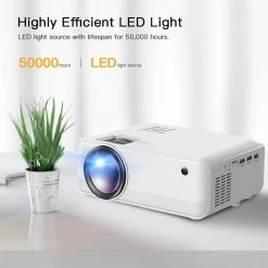 Apeman 4000 Lumen 720P Supported Mini Projector, 200'' Display 50000 Hrs LED Life, Dual Speakers Portable Projector -US Consumer Electronics Shop apeman 6000 lumen 1080p supported mini projector bd6f21 1668066328880