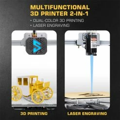 LOTMAXX Shark V3 3D Printer Laser Engraver, Auto Leveling, Dual Extruder, Dual-Color Printing, Glass Build Plate, 235*235*265mm 11 LOTMAXX Shark V3 3D Printer Laser Engraver, Auto Leveling, Dual Extruder, Dual-Color Printing, Glass Build Plate, 235*235*265mm -US Consumer Electronics Shop lotmaxx shark v3 3d printer and laser engraving 2eef5f 1665822200861