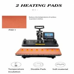 SHUOHAO 5 in 1 Heat Press Machine, 12*15in, for Cap/Bag/Mouse/Pad/Phone Case/Tape/Stickers/Mug/Plate/Puzzle/T-shirts -US Consumer Electronics Shop shuohao 30 38cm 5 in 1 combo heat press printer 209e7b 1662373226583