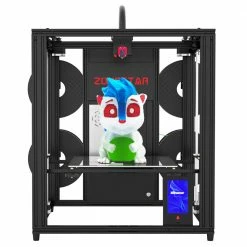 Zonestar Z9V5 MK3 4 Extruders 3D Printer, 4 Color Mixing, Auto Leveling, 32 Bit Mainboard, Magnetic Bed, Resume Printing, TFT-LCD, 300*300*400mm